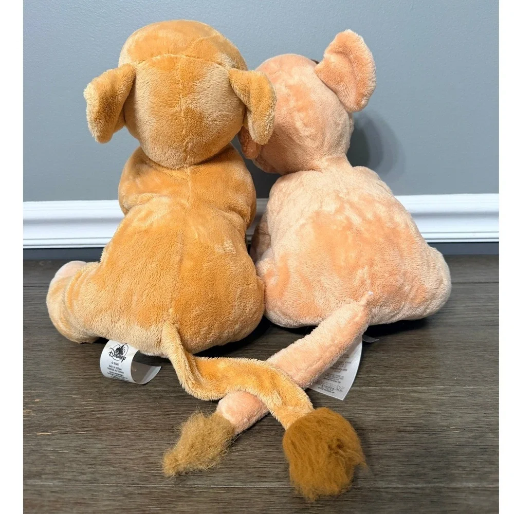 Disney Store Lion King Simba & Nala Plush‎ Set